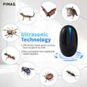 2026 Upgraded Ultrasonic Repeller Pest Indoor, Mouse Traps Repellent Insect Plug in, Pest Control Ant,Roach,Rodent, Mouse, Bugs, Mosquito, Spider, for Home, Office, Store 3 Mode Switching, 6 Packs
