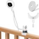 Baby Monitor Clip Charger Mount for Nanit Pro Baby Monitor with Type-C Charging Port Connector Mount and 10FT Power Cable,Travel Monitor Accessory Without Tool or Wall Damage(Camera not Included)