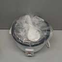 AROMA Rice Cooker, 3-Cup (Uncooked) / 6-Cup (Cooked), Small Rice Cooker, Oatmeal Cooker, Soup Maker, Auto Keep Warm, 1.5 Qt, White, ARC-363NG