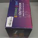 Christmas String Lights Outdoor, Warm White to Multicolor 98ft 1280 LEDs with App and Remote Control for Outside Yard Patio Eave Decorations