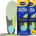 Dr. Scholl's Extra Support Shoe Insoles for Women, Size 6-11, 2 Pairs: Designed for Plus-Size and Tall Women, Arch Inserts - Helps Reduce Lower Back Pain and Foot & Leg Fatigue, Size: Women - Size 6-11 (2 Pairs)
