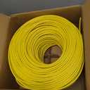 | CAT6 Plenum Cable 1000ft | UTP, 23AWG, 550MHz | DSX-8000 Certified | Most Certified Cable of The Whole Market (Yellow)