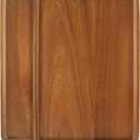 2 PCS Solid Acacia Wood Serving Trays 16 * 12 inch Rectangular Wooden Serving Platters Natural Wooden Boards for Bar Coffee Party (Brown)