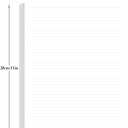Unpunched Line Paper - 100 Sheets/200 Pages Loose Leaf Paper Line Refills, Letter Size, 100gsm, White, 8.5" x 11"