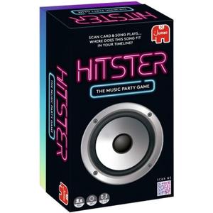 Jumbo Hitster - The Music Fun Party Quiz Card Game, 2-10 Players - 300 Plus Iconic Music Hits - Great for Adult and Family Game Night