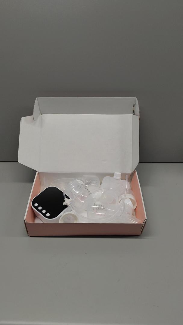 Lulia Double Electric Breast Pump Strong Suction, Portable Breast Pump Electric Breastfeeding Pump, Rechargeable Milk Pump with 4 Modes & 9 Levels, Low Noise, Anti-Backflow & LED Display, 24mm Flange