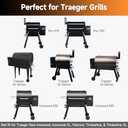 SHINESTAR 30-Pack Grease Bucket Liners for Traeger Pro 575/780, Ironwood 650/885, 20/22/34 Series, Disposable Aluminum Drip Bucket Liner, 54.5 Inch, BAC407