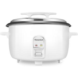Commercial Rice Cooker, 90-Cup Rice Cooker, 16Qt Large Rice Cooker with Nonstick Inner Pot, Fast Cooking and Auto Keep Warm, with Rice Cup and Paddle, Easy to Clean, 1950W
