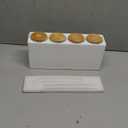 DWTS DANWEITESI Glass Cups with Lids and Straws 4 pcs,16oz Drinking Glasses Set for Coffee Bar Accessories,Iced Coffee Cups with Lids,Matcha Cup Glass Tumbler Reusable for Gifts (Blank Transparent Color)