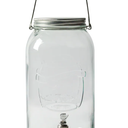 Mason Glass Drink Dispenser 4L
