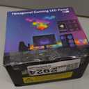 Hexagon LED Lights 8 Pack, Smart RGB Wall Decor with APP/Voice Control, Music Sync, DIY Modular Honeycomb Lights for Gaming Room, Bedroom, Home Theater Wall Decor