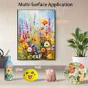 SNOWSUN Ultramarine Acrylic Paints, Large Bulk Heavy Body Acrylic Paint (42.4 oz, 1L) - Non Toxic Gloss Thick Art Paint for Multi-Surface, Ideal for Canvas Wood Ceramic Fabric and Leather, Stone Craft, for Artists & Beginners