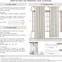 IVAPUPU Natural Pinch Pleated 100% Blackout Curtains Linen Blend Room Darkening Window Curtains 90 inch 1 Panel for Living Room Bedroom Thermal Insulated Curtain Drapes with 12 Pcs Hooks 70''Wx90''L