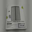 Magnetic Screen Door Mesh 38x83 Inch - BSHANO Mesh Door Curtain with Closure, Self Sealing Hands-Free Entry - Pet and Kid Friendly, Temporary Patio Door Screen - Keeps Bugs Out Let Breeze in (Fit Door Size To 36" x 82", Black)