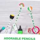 Ciieeo 12Pcs Irish Pencil st patricks day party favor art pencil Cute Pencils for Kids irish party supplies st patricks day pencils school prize classroom supplies Wood student