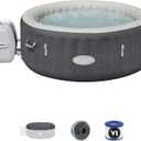 Bestway SaluSpa Hot Springs Inflatable Hot Tub, Fits Up to 2-4 Persons, Energy-Efficient Portable Spa, Outdoor Blow Up Hottub for Backyard, 120 AirJets, 71" x 26" Round