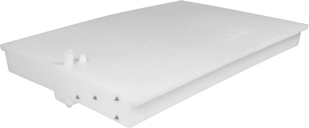 26 Gallon RV Fresh Water Tank, Potable Water Storage Tank for Drinking, Cooking, Cleaning, Showering, for Campers, Trailers, Motorhomes, RVs, Low-Profile Shape, 48.7" x 31.7" x 4.5" (WT-1496)