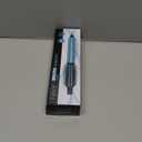 Farery Mini Thermal Brush 3 Temperature Adjustable, 3/4 Inch Travel Curling Iron for Short Hair, Heated Round Brush for Touch-ups and Small Curls, Lightweight Curling Wand for Thin Hair, Dual Voltage (Blue)