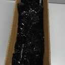 Pre-Lit Artificial Christmas Tree, Warm White Lights, Colorful Lights, Includes Stand, 4 feet (Black)