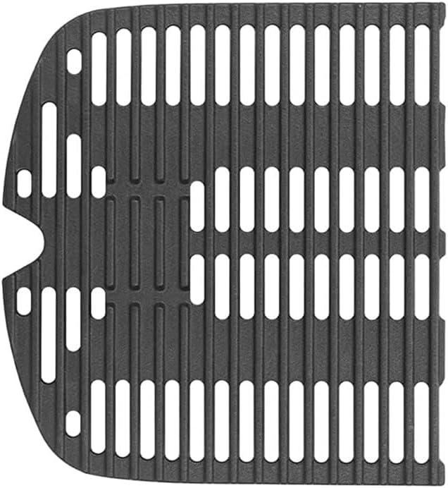 SafBbcue Cast Iron Cooking Grates for Weber Traveler Portable Gas Grill 9010001 9013001, Grill Grids & Grates for Weber Traveler Accessories Grill Parts, Replacement for Weber 7034 Griddle