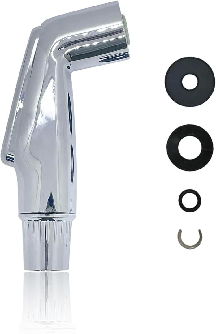 1 Pack Sink Sprayer Replacement Head Set Universal Kitchen Sink Spray Attachment Side Sprayer Head Faucet Pull Out Spray Head for Easy Installation Universal Fit Sink Spray Head Chrome