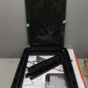 Lippert Components 806621 Thin Shade Complete Window Kit for RV Entry Doors, Black