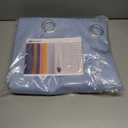 BGment Fashion Sliding Door Curtain 100 X 96 Inches, Wide Thermal Blackout Curtains Room Darkening Room Divider Window Curtain, 1 Panel, Spa Blue, 96 Length X Wide 100