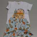 Western Toddler Baby Boy Clothes Short Sleeve T Shirt Elastic Waist Shorts Set Cowboy Outfit Summer Clothing, Size: 0-6 Months