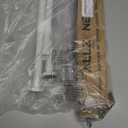 ALLZONE Tension Shower Curtain Rods No Drilling, 29 to 85 Inch, Spring Tension Curtain Rods for Windows, Adjustable Shower Rod for Bathroom, Heavy Duty Tension Rods Fits Various Wall Types, White