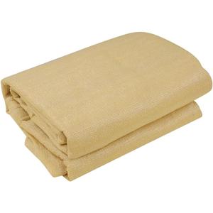 Garneck Triangle Sun Shade Sail Canopy with Metal Beige for Garden Pool and Outdoor Use Easy Installation and Weather Resistant Design (360CM)