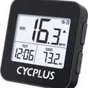 CYCPLUS GPS Bike Computer, Wireless Cycling Computer with Automatic Backlight, Bicycle Speedometer Odometer with Waterproof and Large Battery, Provide Professional Data Analysis(New Upgraded)