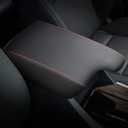 AOMSAZTO Armrest for Honda Accord 2013-2017 Black with Red Stiches