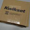 Kwikset Balboa Interior Privacy Door Handle with Lock, Door Lever for Bathroom and Bedroom, Polished Brass Reversible Keyless Turn Lock
