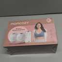 Momcozy M5 Smart APP Controlled Wearable Breast Pump, Hands-Free Wireless Electric Pump, 3 Modes 9 Suction Levels, BPA-Free, Portable Lightweight, 24mm Flange, 2-Pack Cozy Red
