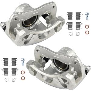 KUSATEC 19B3128 19B3129 Front Disc Brake Caliper Assembly with Bracket Fit for Lexus ES350 2007-2012,2016-2018,Toyota Avalon 2008-2018,Camry 2007-2017, Both Driver and Passenger side