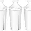 Fil-Fresh 3-Pack Water Filter Replacements for Brita Water Pitchers and Dispensers, NSF 53&42 Certified to Reduce Cadmium, Mercury, Copper, Zinc, BPA free, Lasts 2 Months or 40 Gallons