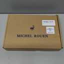 Rouen Polo Shirts for Men Quick Dry Regular Fit Casual Color Block Chest Print Active Short Sleeve Collared Mens Golf Shirt (XXL)