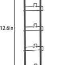 Byken Sunglasses Holder Organizer, 5 Tier Eyeglass Display Storage Stand,.Metal Sunglass Tower (Black)
