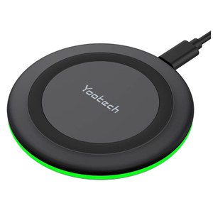 Yootech Wireless Charger,10W Max Wireless Charging Pad Compatible with iPhone 17/17 Pro/17 Pro Max/Air/16/15/14/13/SE 2022/12/11,Samsung Galaxy S25/S24/S23,for AirPods Pro 3(No AC Adapter)