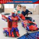 BLUEJAY Transform Rc Cars for Boys 4-7 8-12, 2.4Ghz Remote Control Car 1:18 Scale Transforming Robot, One-Button Deformation 360 Rotation Car Toy Gifts for Boys 3-5
