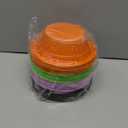 Blushtier 150 Pcs Halloween Disposable Plastic Bowls 12 oz for Hot Food, Soup, Salad, Ice Cream, Party, Picnic Lightweight Food Soup Solids Plastic Serving Bowls Halloween Party Supplies