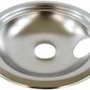 WB31K10266 8" Chrome Drip Pan Burner Bowl Large for GE Hotpoint RCA AP5791288 PS8754846