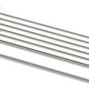 Gatco 4647 Glam Minimalist Towel Rack, Satin Nickel | Wall Mounted 25.75" W X 5.25" H X 10.13" D Towel Shelf with Towel Bar for Bathroom