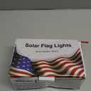 DBFAIRY Solar American Flag Lights Outdoor,420 LEDs American Flag Net Lights 6.5ft x 3.28ft Super Bright,Memorial Day Decorations of The United States for Independence/National/Memorial Day,July 4th