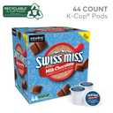 Swiss Miss Milk Chocolate Hot Cocoa, Single-Serve Keurig K-Cup Pods, Hot Chocolate, 44 Count (EXP 05/07/27)