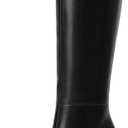 Modatope Knee High Boots Black Women Chunky Heel Fall Boots 2024 Fashion Rounded Toe Block Heel Winter Tall Boots Side Zipper Long Boots Women Size 8.5