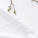 MIULEE Faux Linen Curtains 63 Inch Length 2 Panels Natural White Semi Sheer Curtain with Back Tab Rod Pocket, Light Filtering Window Privacy Burlap Drapes for Living Room Bedroom 42W x 63L