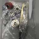 Bobbin Kit, Portable Bobbins with Bobbin Case and Shuttle Hook Complete Sewing Machine Parts Kit for Old Household Sewing Machines