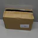 100 Pack 5.8x3.2x8.25 Inch Brown Kraft Paper Gift Bags with Handles - Bulk Small Plain Natural Bags for Birthday Party Favors, Grocery, Retail Shopping, Wedding, Craft, Goody, Takeouts, and Business