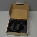 Trucker Bluetooth Headset, Wireless Headset with Mic, Bluetooth Headsets with Dual Noise Cancelling Microphone & Mute Button, 55Hrs Working Time PC Headsets for Cell Phones, Computer, Truck Driver (Black)